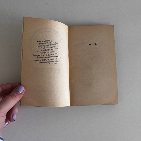 1970s Sunday Driver Book Brock Yates Vintage Paperback Stock Car Racing Driver - Picture 5 of 5